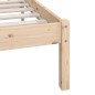 Giroletto in Legno Massello di Pino 120x190 cm UK Small Double Giroletto in Legno Massello di Pino 120x190 cm UK Small Double