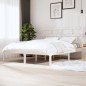 Giroletto Bianco in Legno Massello 180x200 cm 6FT Super King Giroletto Bianco in Legno Massello 180x200 cm 6FT Super King
