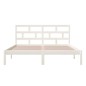 Giroletto Bianco in Legno Massello 180x200 cm 6FT Super King Giroletto Bianco in Legno Massello 180x200 cm 6FT Super King