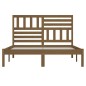Giroletto Miele in Legno Massello Pino 150x200 cm 5FT King Size