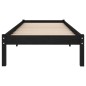 Giroletto Nero in Legno Massello 90x190 cm 3FT Single Giroletto Nero in Legno Massello 90x190 cm 3FT Single