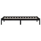 Giroletto Nero in Legno Massello 90x190 cm 3FT Single Giroletto Nero in Legno Massello 90x190 cm 3FT Single