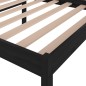 Giroletto Nero in Legno Massello di Pino 100x200 cm