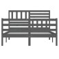 Giroletto in Legno Massello Grigio 140x190 cm Giroletto in Legno Massello Grigio 140x190 cm
