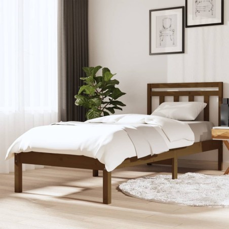 Giroletto Miele in Legno Massello di Pino 90x200 cm