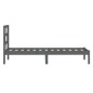 Giroletto Grigio in Legno Massello 90x190 cm 3FT Single Giroletto Grigio in Legno Massello 90x190 cm 3FT Single