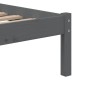 Giroletto Grigio in Legno Massello 90x190 cm 3FT Single Giroletto Grigio in Legno Massello 90x190 cm 3FT Single