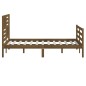 Giroletto Miele in Legno Massello 150x200 cm 5FT King Size Giroletto Miele in Legno Massello 150x200 cm 5FT King Size