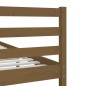 Giroletto Miele in Legno Massello 150x200 cm 5FT King Size Giroletto Miele in Legno Massello 150x200 cm 5FT King Size