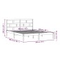 Giroletto Miele in Legno Massello 180x200 cm 6FT Super King