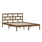 Giroletto Miele in Legno Massello 150x200 cm 5FT King Size Giroletto Miele in Legno Massello 150x200 cm 5FT King Size