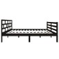 Giroletto Nero in Legno Massello di Pino 140x190 cm Giroletto Nero in Legno Massello di Pino 140x190 cm