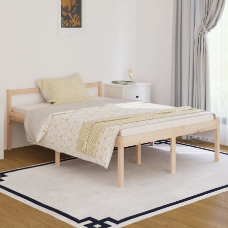 Giroletto Legno Massello di Pino 135x190 cm 4FT6 Double
