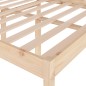 Giroletto Legno Massello di Pino 135x190 cm 4FT6 Double Giroletto Legno Massello di Pino 135x190 cm 4FT6 Double