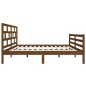 Giroletto Miele in Legno Massello 135x190 cm 4FT6 Double Giroletto Miele in Legno Massello 135x190 cm 4FT6 Double