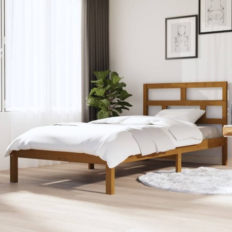 Giroletto Miele in Legno Massello di Pino 90x200 cm