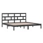 Giroletto Nero in Legno Massello di Pino 200x200 cm Giroletto Nero in Legno Massello di Pino 200x200 cm