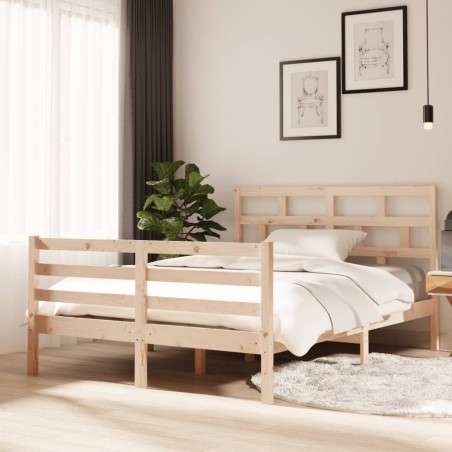 Giroletto in Legno Massello 135x190 cm 4FT6 Double