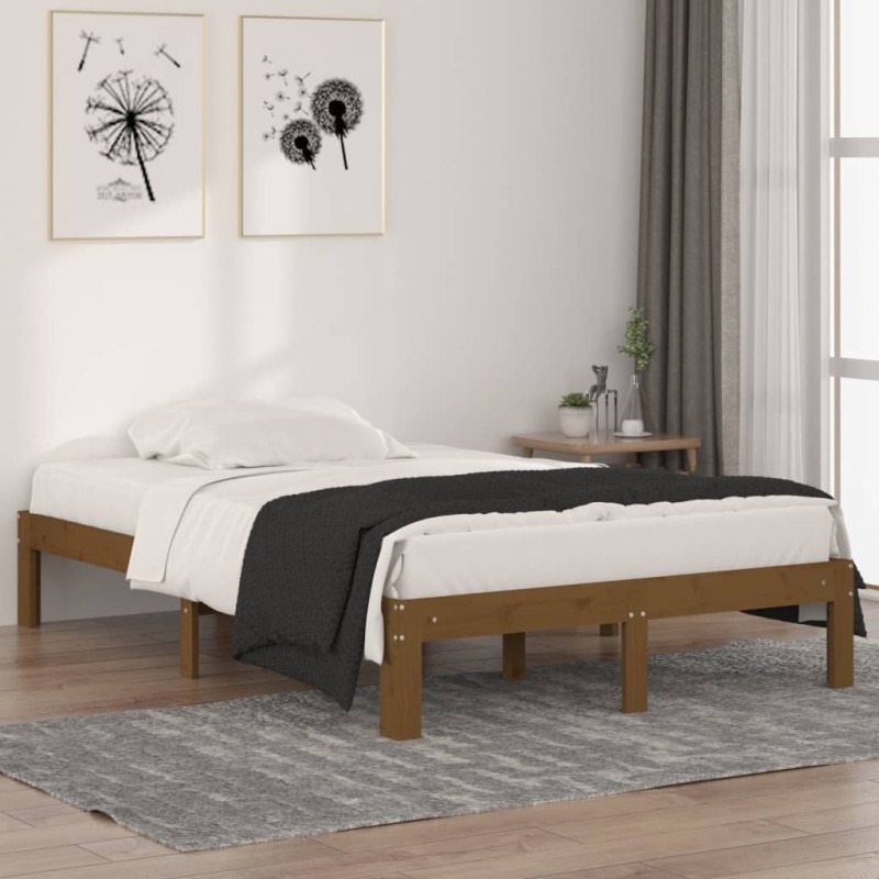 Giroletto Miele Legno Massello 120x190cm 4FT Small Double Giroletto Miele Legno Massello 120x190cm 4FT Small Double