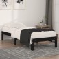Giroletto Legno Massello Nero 75x190 cm 2FT6 Small Single Giroletto Legno Massello Nero 75x190 cm 2FT6 Small Single