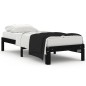 Giroletto Legno Massello Nero 75x190 cm 2FT6 Small Single Giroletto Legno Massello Nero 75x190 cm 2FT6 Small Single