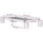 Giroletto Legno Massello Nero 75x190 cm 2FT6 Small Single Giroletto Legno Massello Nero 75x190 cm 2FT6 Small Single