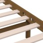 Giroletto in Legno Massello Miele 120x190cm 4FT Small Double Giroletto in Legno Massello Miele 120x190cm 4FT Small Double