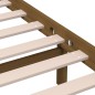 Giroletto Miele in Legno Massello 135x190 cm 4FT6 Double Giroletto Miele in Legno Massello 135x190 cm 4FT6 Double