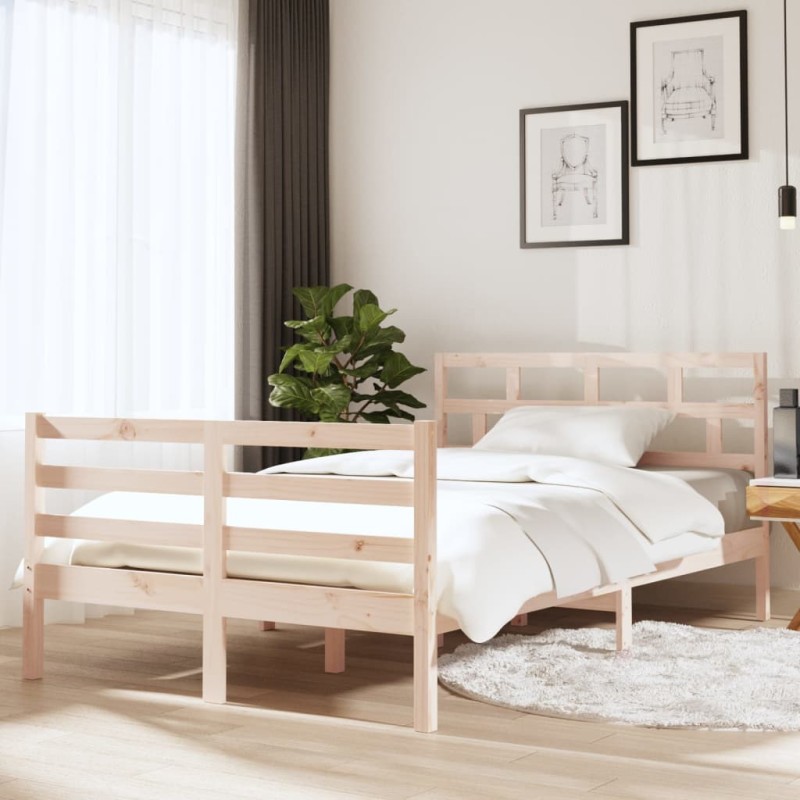 Giroletto in Legno Massello 120x190 cm 4FT Small Double Giroletto in Legno Massello 120x190 cm 4FT Small Double
