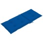 Sedie da Giardino 2 pz con Cuscini Blu Reale Massello di Teak Sedie da Giardino 2 pz con Cuscini Blu Reale Massello di Teak