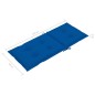Sedie da Giardino 2 pz con Cuscini Blu Reale Massello di Teak Sedie da Giardino 2 pz con Cuscini Blu Reale Massello di Teak