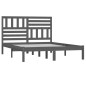 Giroletto Grigio Legno Massello Pino 150x200 cm 5FT King Size Giroletto Grigio Legno Massello Pino 150x200 cm 5FT King Size