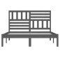 Giroletto Grigio Legno Massello Pino 150x200 cm 5FT King Size Giroletto Grigio Legno Massello Pino 150x200 cm 5FT King Size