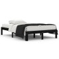 Giroletto Legno Massello Nero 120x190cm 4FT Small Double Giroletto Legno Massello Nero 120x190cm 4FT Small Double