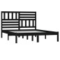 Giroletto Legno Massello Pino Nero 120x190 cm 4FT Small Double Giroletto Legno Massello Pino Nero 120x190 cm 4FT Small Double