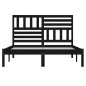 Giroletto Legno Massello Pino Nero 120x190 cm 4FT Small Double Giroletto Legno Massello Pino Nero 120x190 cm 4FT Small Double
