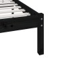 Giroletto Legno Massello Pino Nero 120x190 cm 4FT Small Double Giroletto Legno Massello Pino Nero 120x190 cm 4FT Small Double