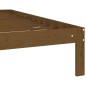 Giroletto Marrone Miele in Legno Massello di Pino 140x200 cm