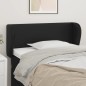 Testiera ad Orecchio Nera 103x23x78/88 cm in Similpelle Testiera ad Orecchio Nera 103x23x78/88 cm in Similpelle