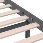 Giroletto Grigio in Legno Massello 150x200 cm 5FT King Size Giroletto Grigio in Legno Massello 150x200 cm 5FT King Size