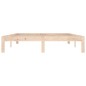 vidaXL Giroletto in Legno Massello 150x200 cm King Size vidaXL Giroletto in Legno Massello 150x200 cm King Size