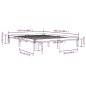 vidaXL Giroletto in Legno Massello 150x200 cm King Size vidaXL Giroletto in Legno Massello 150x200 cm King Size