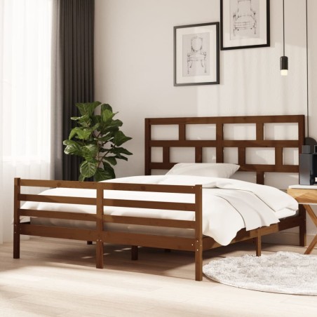 Giroletto Miele in Legno Massello 180x200 cm 6FT Super King