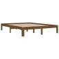 Giroletto Miele in Legno Massello 150x200 cm 5FT King Size