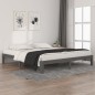 Giroletto Grigio in Legno Massello 180x200 cm 6FT Super King