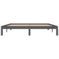 Giroletto Grigio in Legno Massello 180x200 cm 6FT Super King
