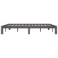 Giroletto Grigio in Legno Massello 180x200 cm 6FT Super King