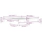 Giroletto Grigio in Legno Massello 180x200 cm 6FT Super King