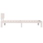 Giroletto Bianco in Legno Massello di Pino 90x200 cm Giroletto Bianco in Legno Massello di Pino 90x200 cm