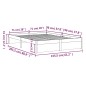 Giroletto in Legno Massello 150x200 cm 5FT King Size Giroletto in Legno Massello 150x200 cm 5FT King Size